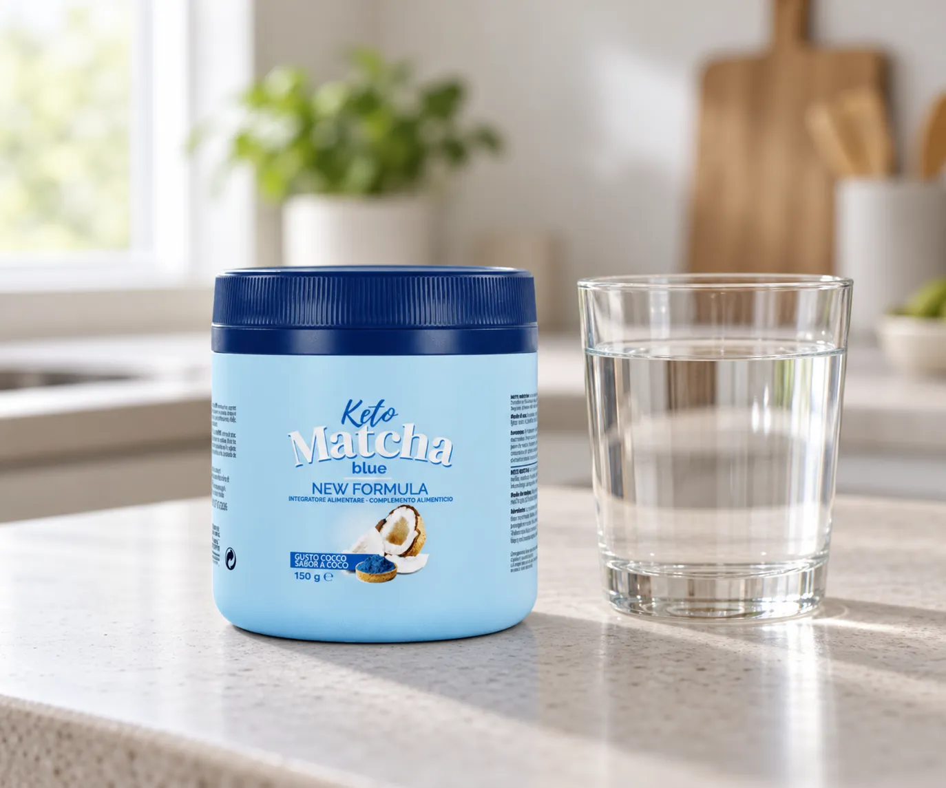 Keto Matcha Blue — opakowanie na co dzień