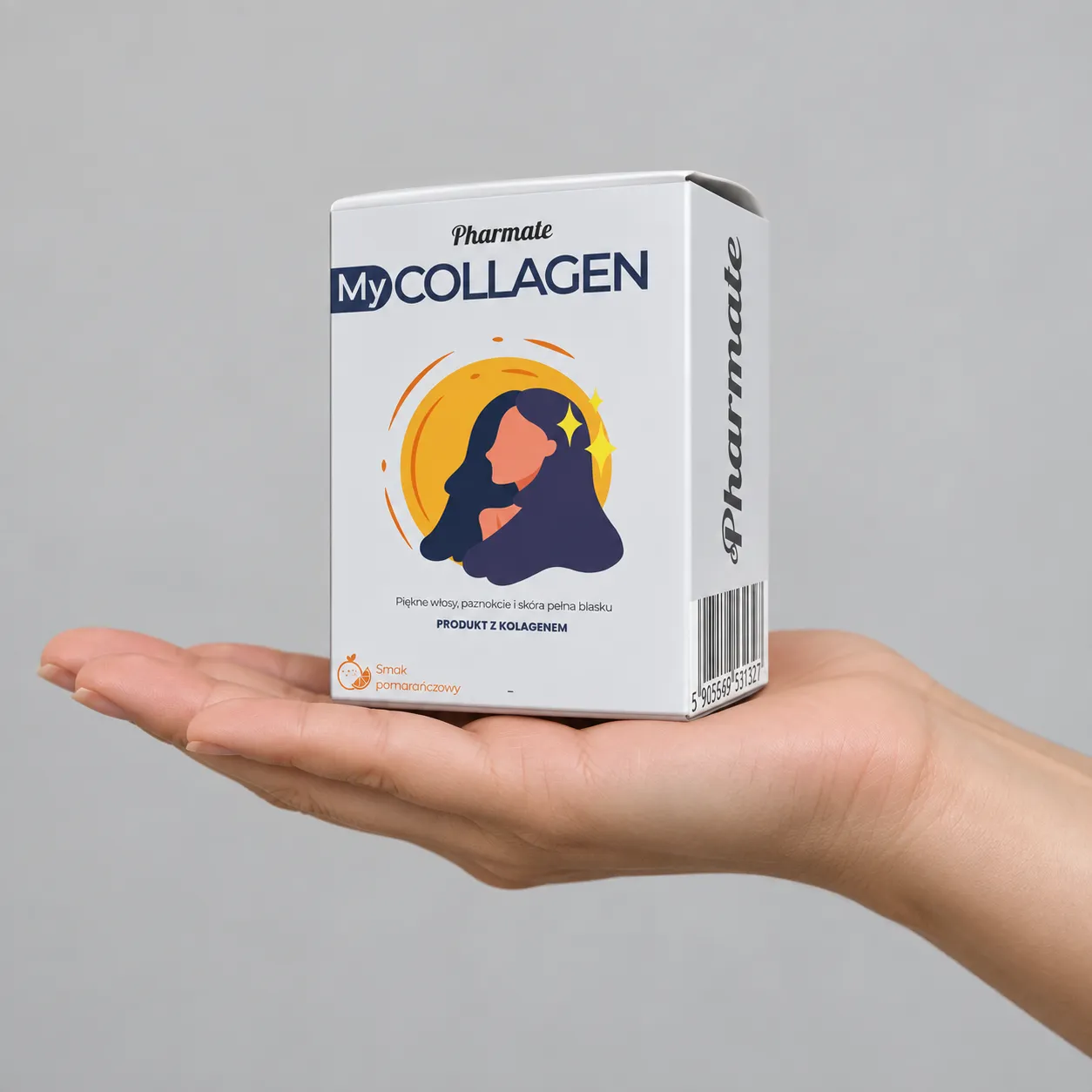 My Collagen — opakowanie w dłoni