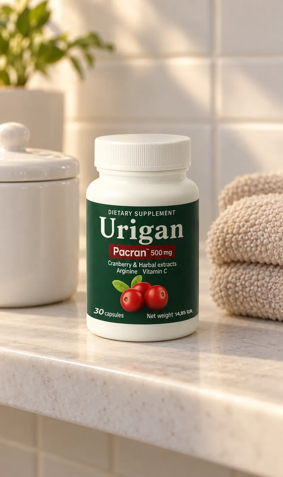 Urigan — opakowanie na co dzień