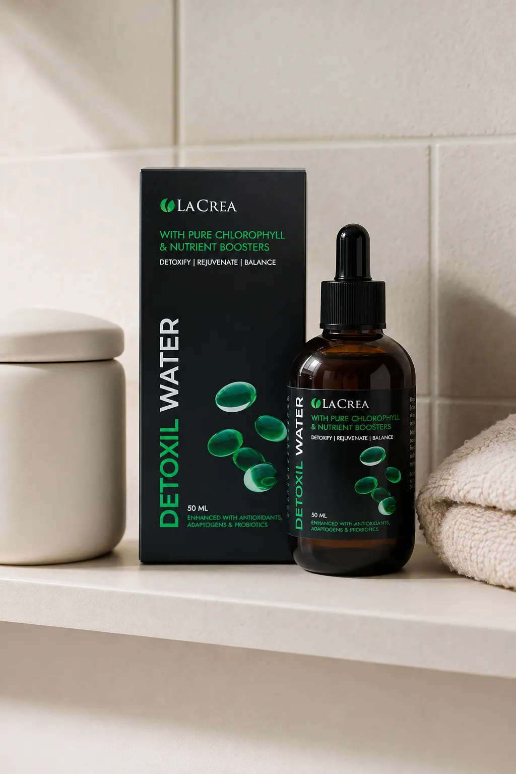 Detoxil Water — opakowanie na co dzień