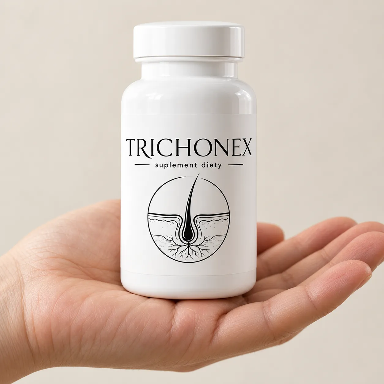 TRICHONEX — opakowanie w dłoni
