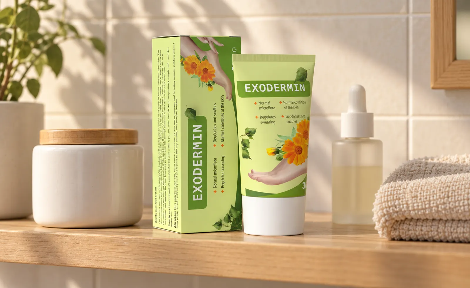 Exodermin — opakowanie na co dzień